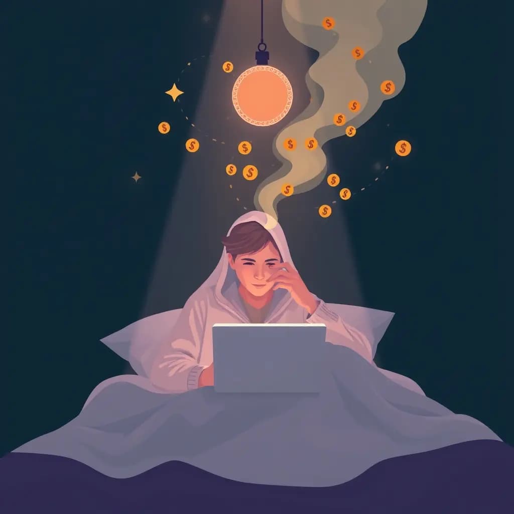 Dream illustration: Being Unable to Withdraw Online Winnings