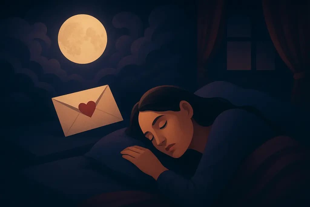 Dream illustration: Unanswered love letter
