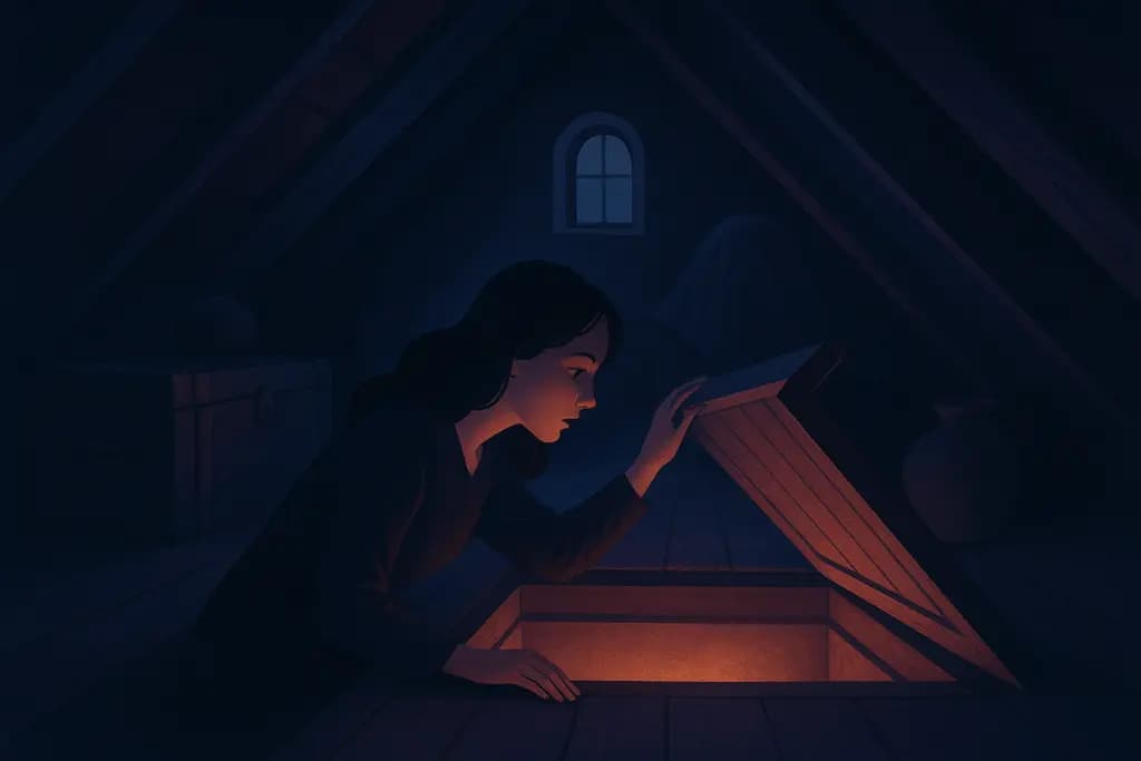 Dream illustration: Uncovering an old attic or locked cellar