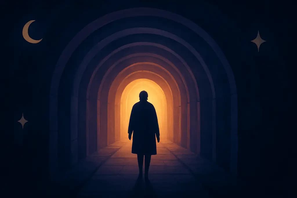 Dream illustration: Underground Tunnel