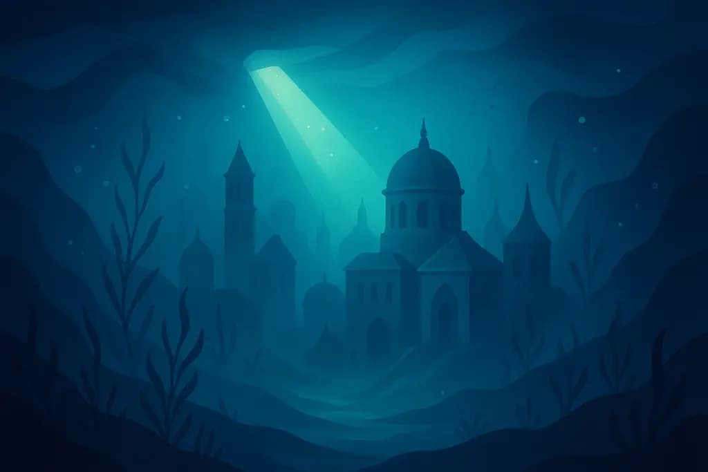 Dream illustration: Underwater city