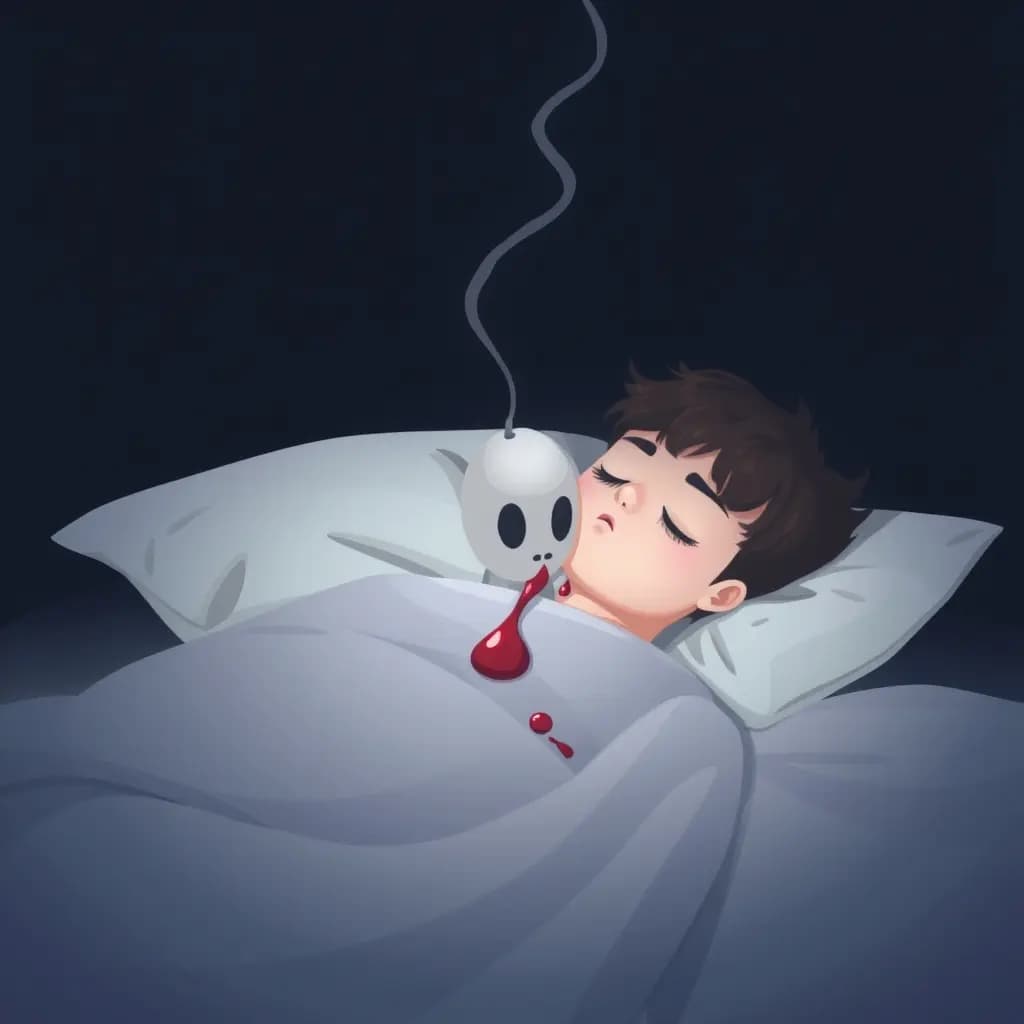 Dream illustration: Unexpected nosebleed