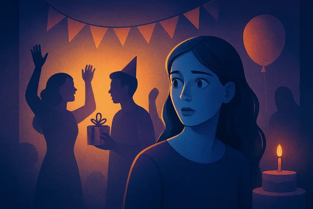 Dream illustration: Unexpected party or celebration dream