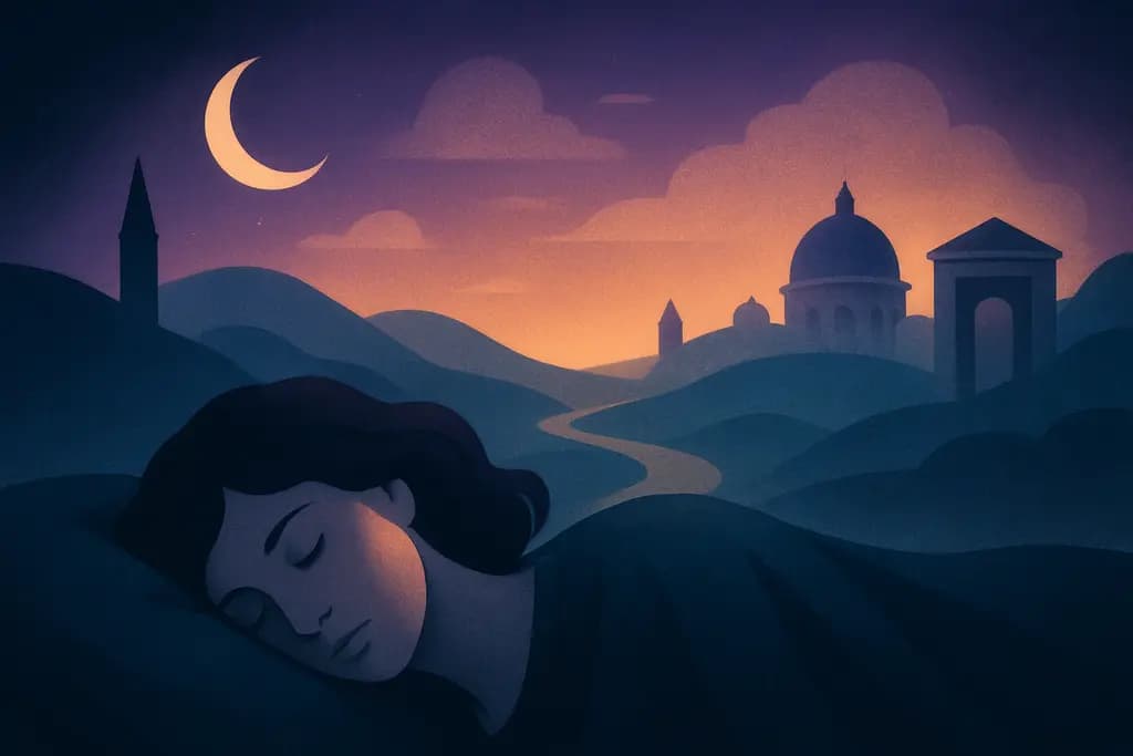 Dream illustration: Unfamiliar Places