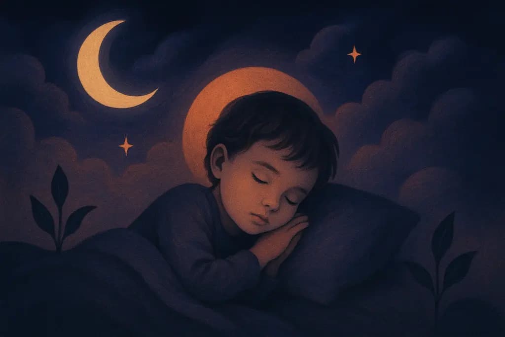 Dream illustration: Unknown child