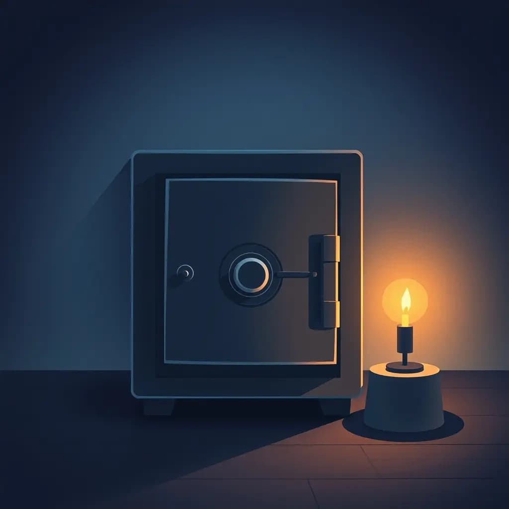 Dream illustration: Unopenable safe