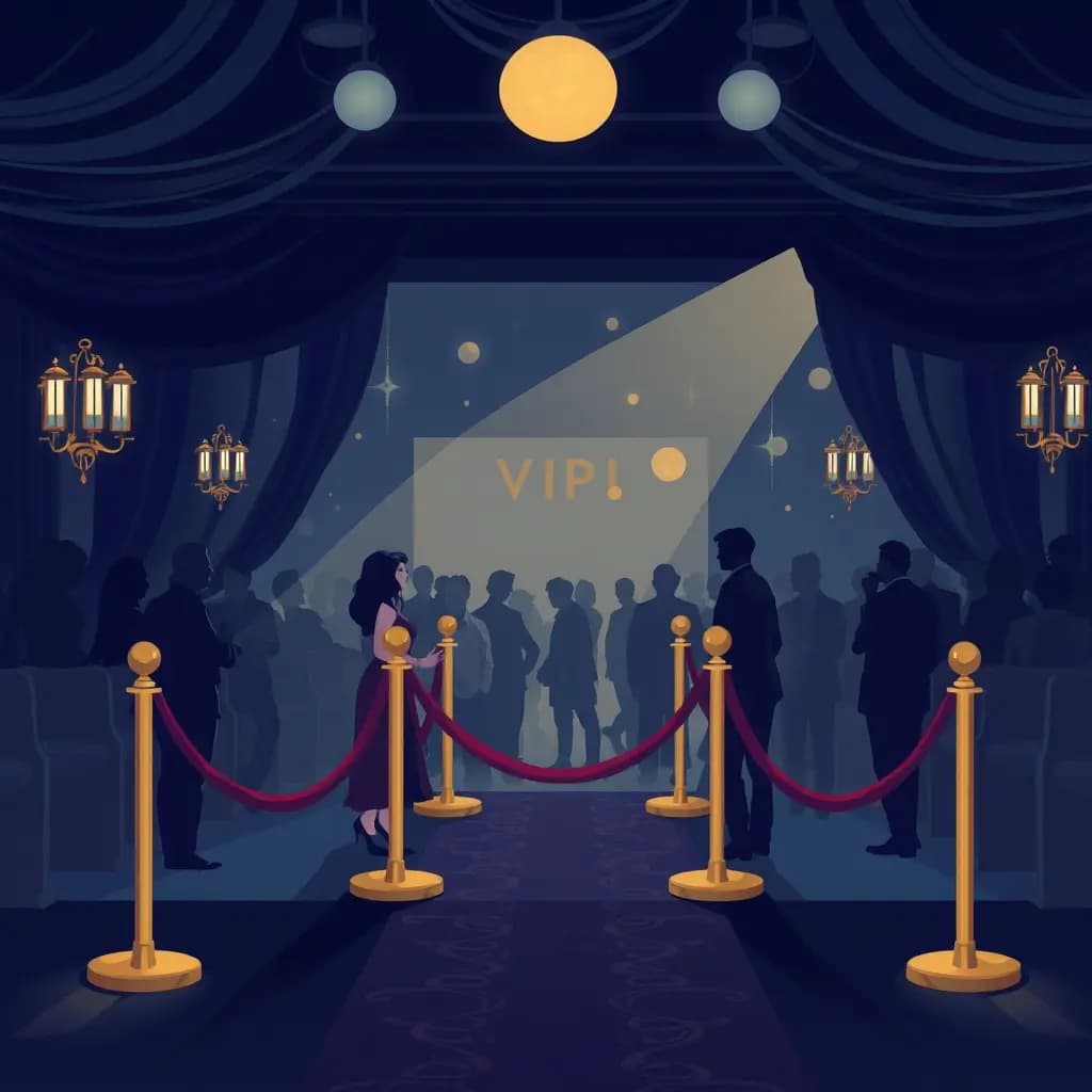 Dream illustration: VIP list excluding you