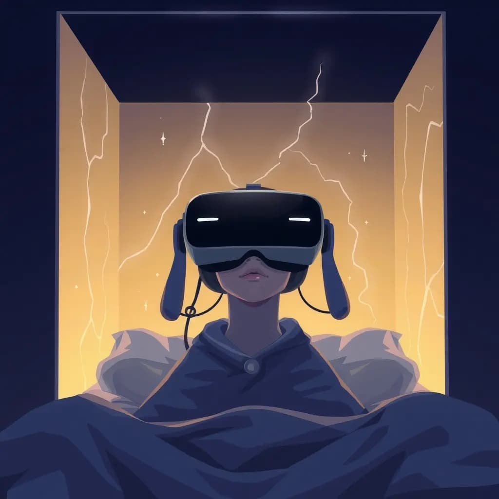 Dream illustration: Virtual reality you can't exit