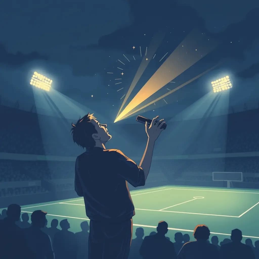 Dream illustration: Voice Failing When Announcing Score