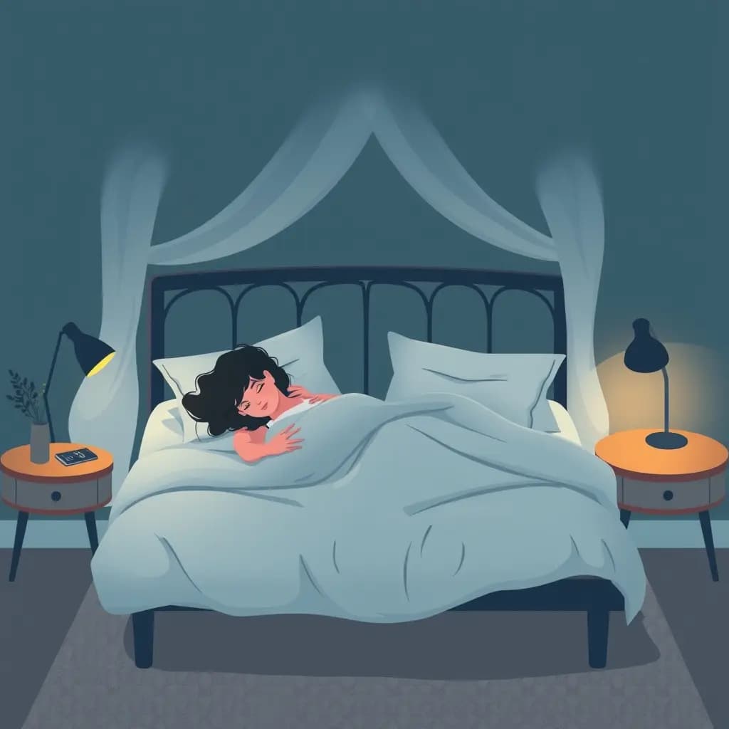 Dream illustration: Waking into someone else's bed