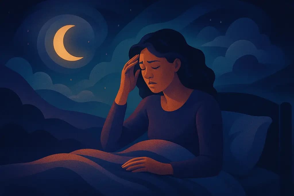 Dream illustration: Waking up inside a dream (false awakening)