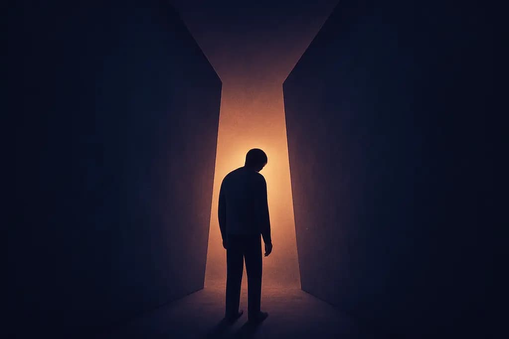 Dream illustration: Walls slowly closing in