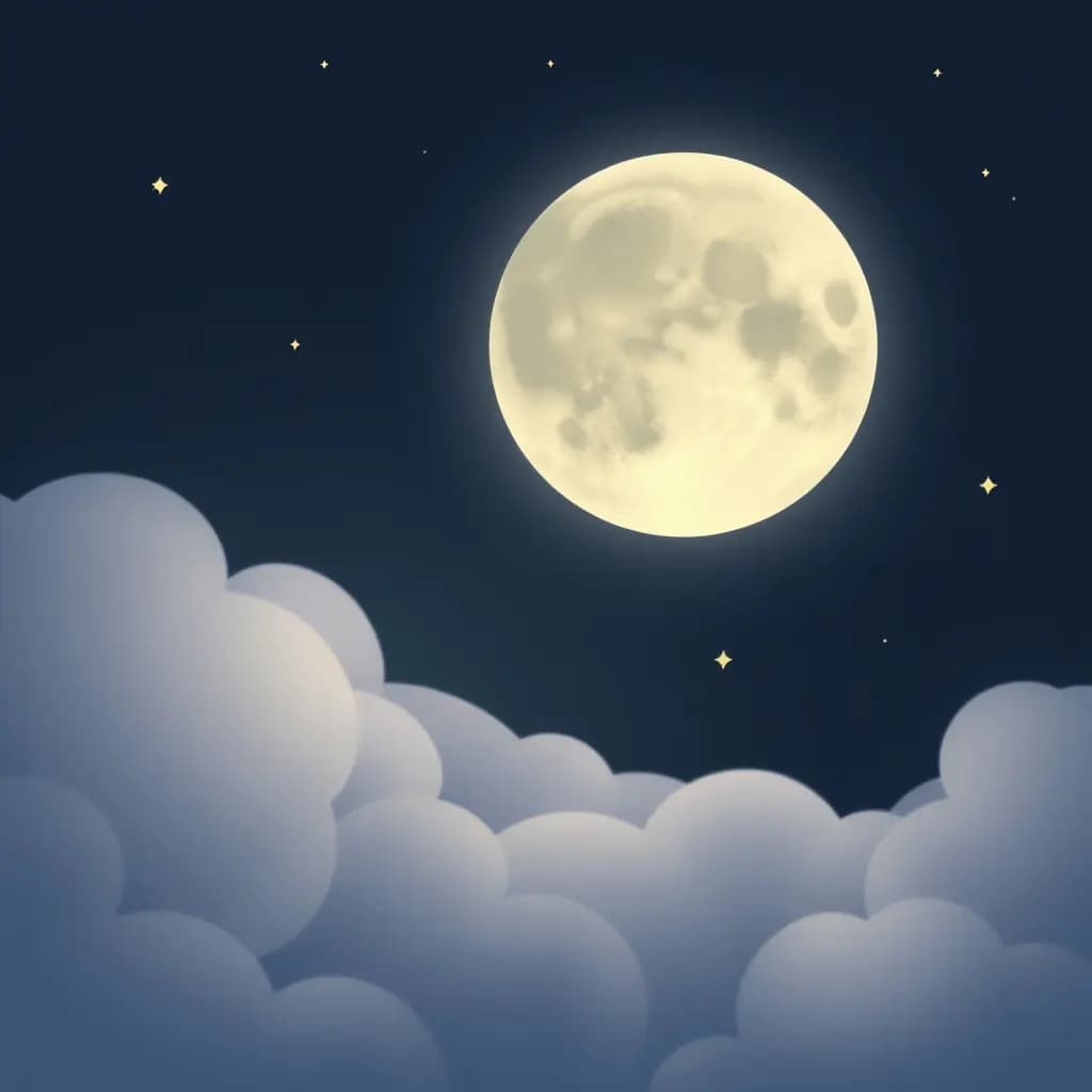 Dream illustration: Waxing moon dream