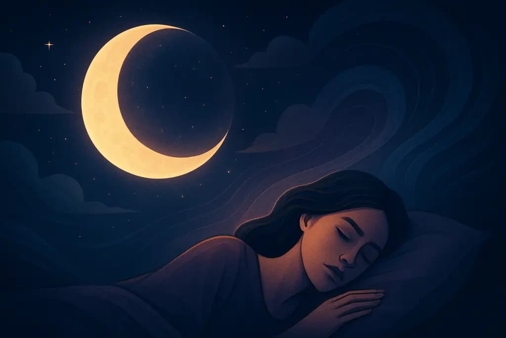 Dream illustration: Waxing Moon Growing Larger