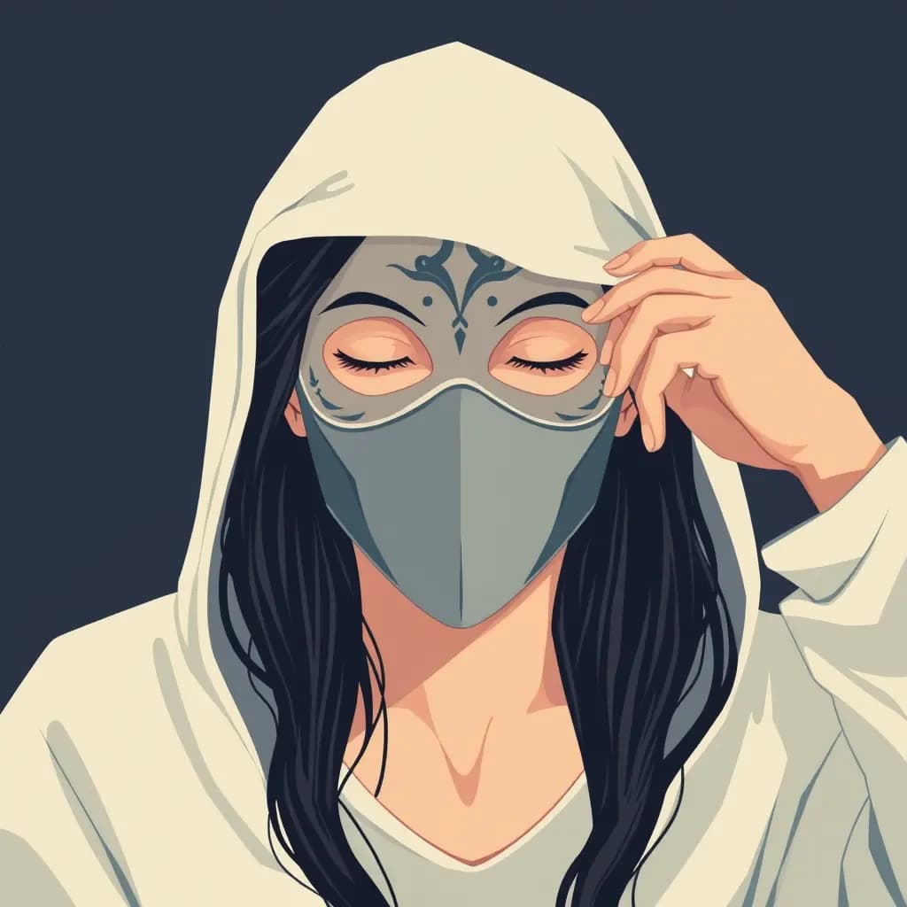 Dream illustration: Wearing a mask