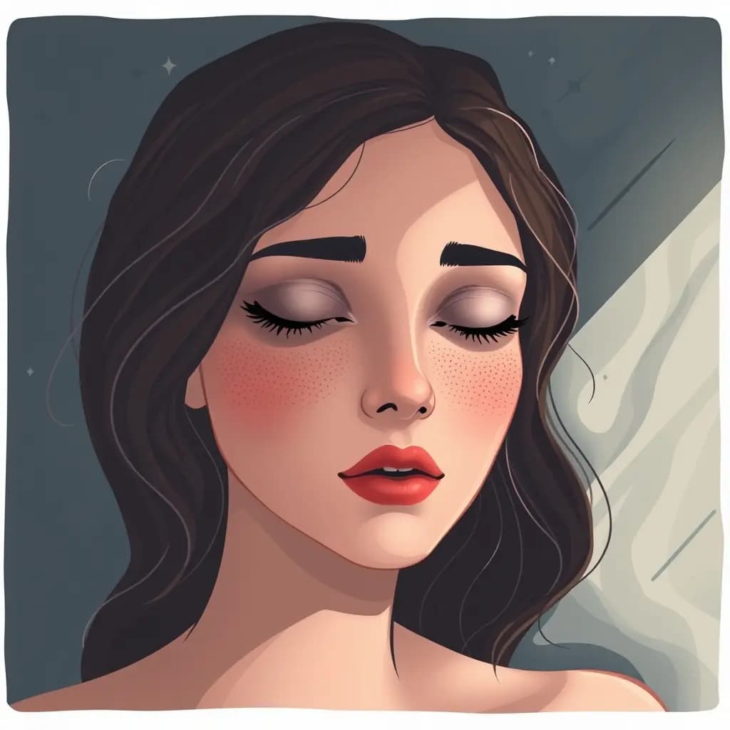 Dream illustration: Wearing another person's face