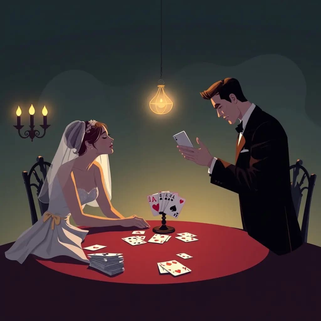 Dream illustration: a Wedding Decided by a Card Game