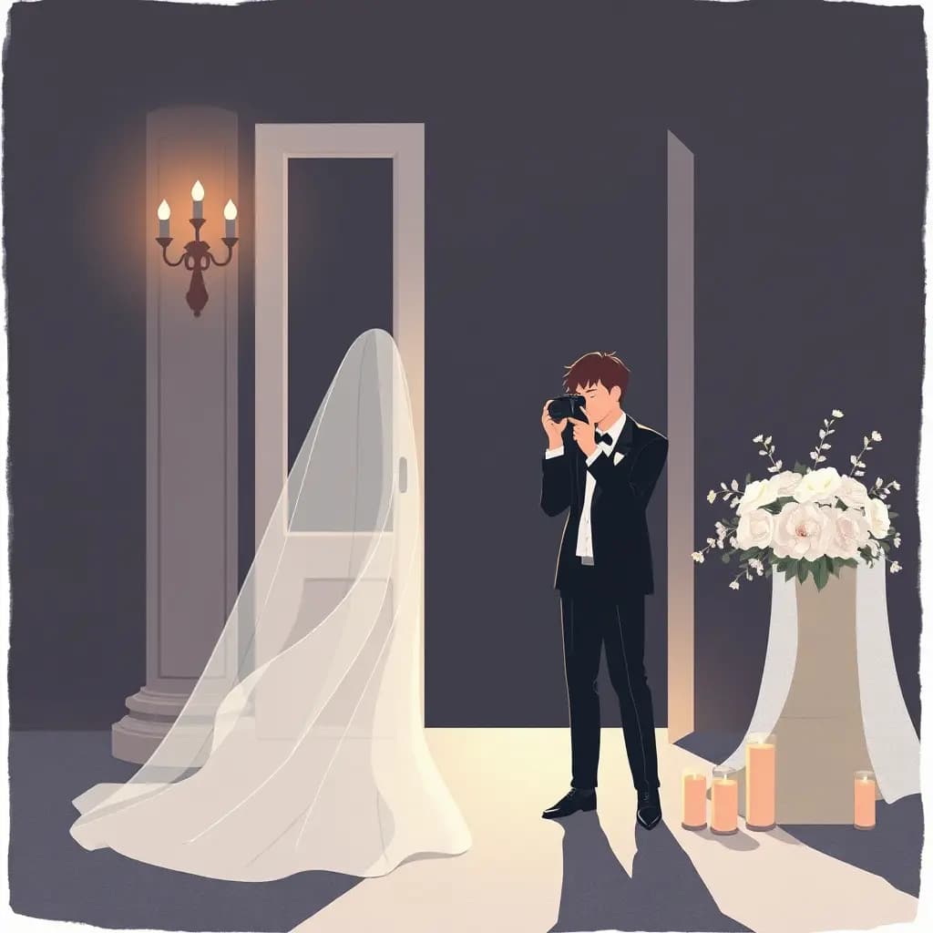 Dream illustration: Wedding photographer absent