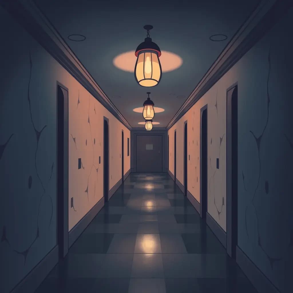 Dream illustration: Whispering Hallway