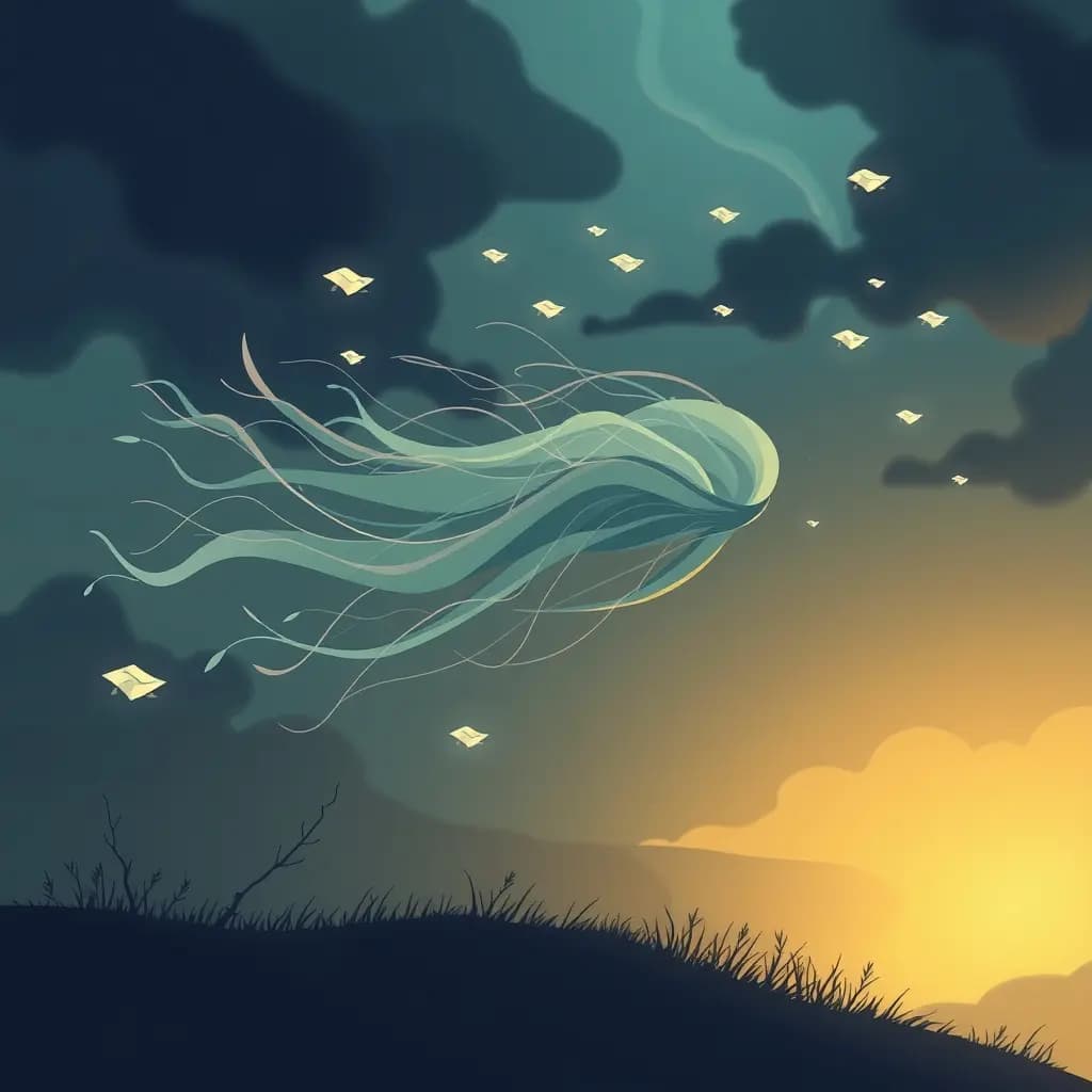 Dream illustration: Whispering Wind with Messages