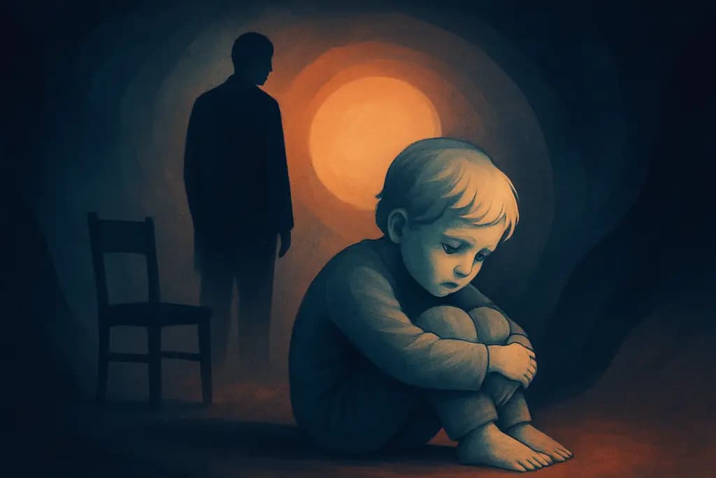 Dream illustration: white being abandoned as a child dream