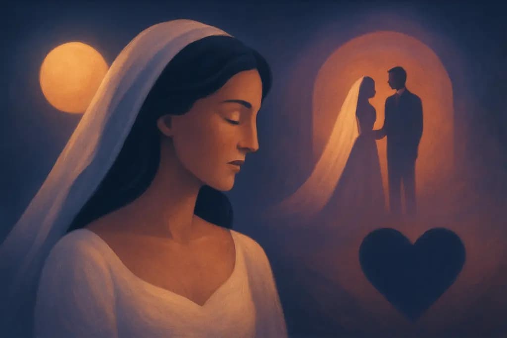 Dream illustration: white weddings