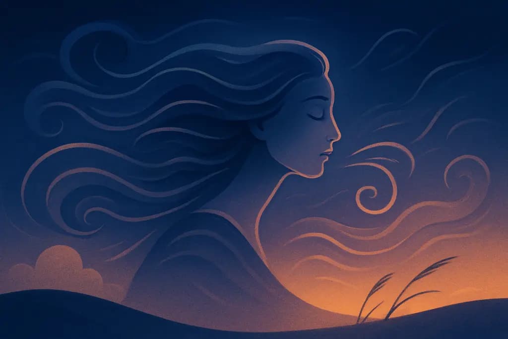 Dream illustration: Wind