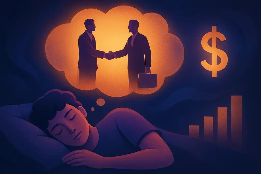 Dream illustration: Winning a business deal