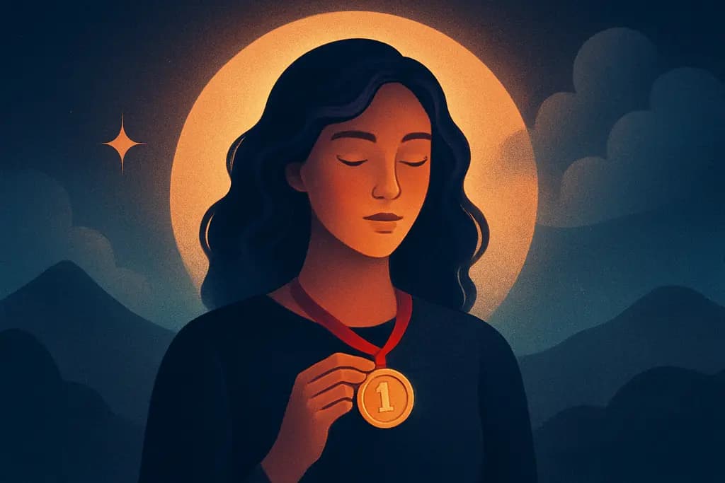 Dream illustration: Winning a small prize or medal