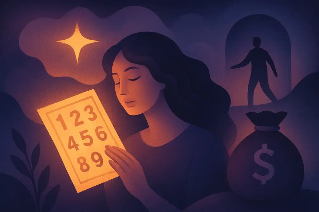 Dream illustration: Winning the Lottery or Big Prize