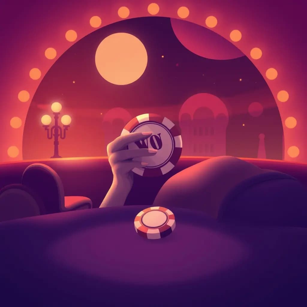 Dream illustration: Winning With Your Last Chip
