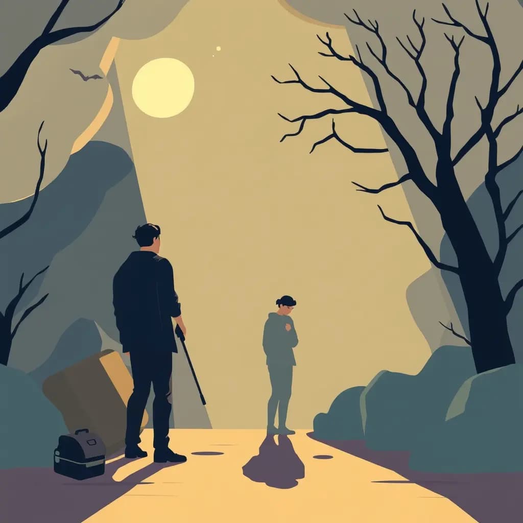 Dream illustration: Witnessing a crime