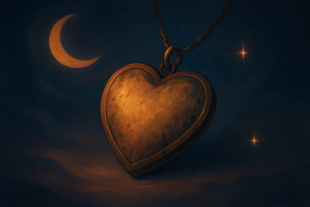 Dream illustration: Worn Locket