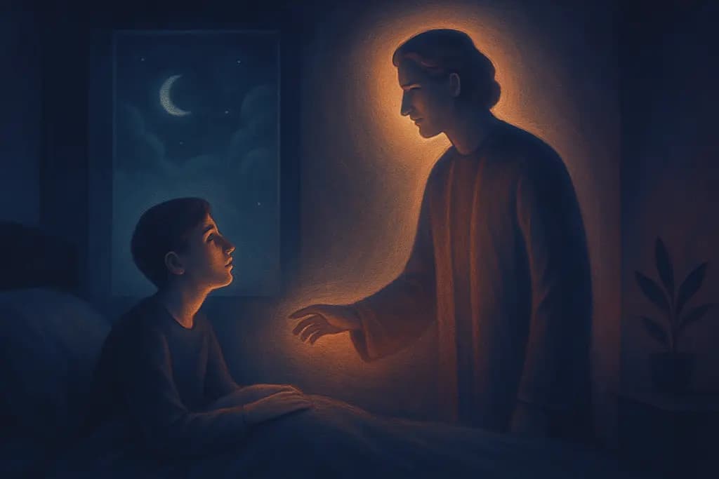 Dream illustration: Your future self visiting you