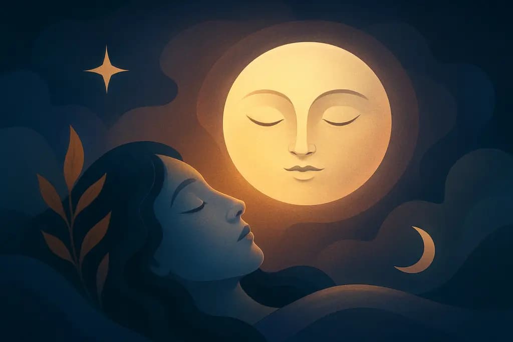 Dream illustration: Chandra the Moon