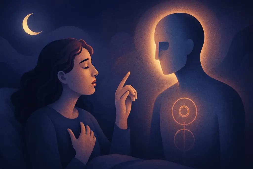 Dream illustration: Talking to AI