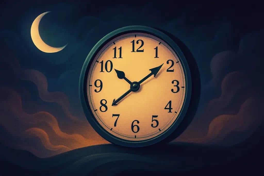 Dream illustration: A Clock Running Backward