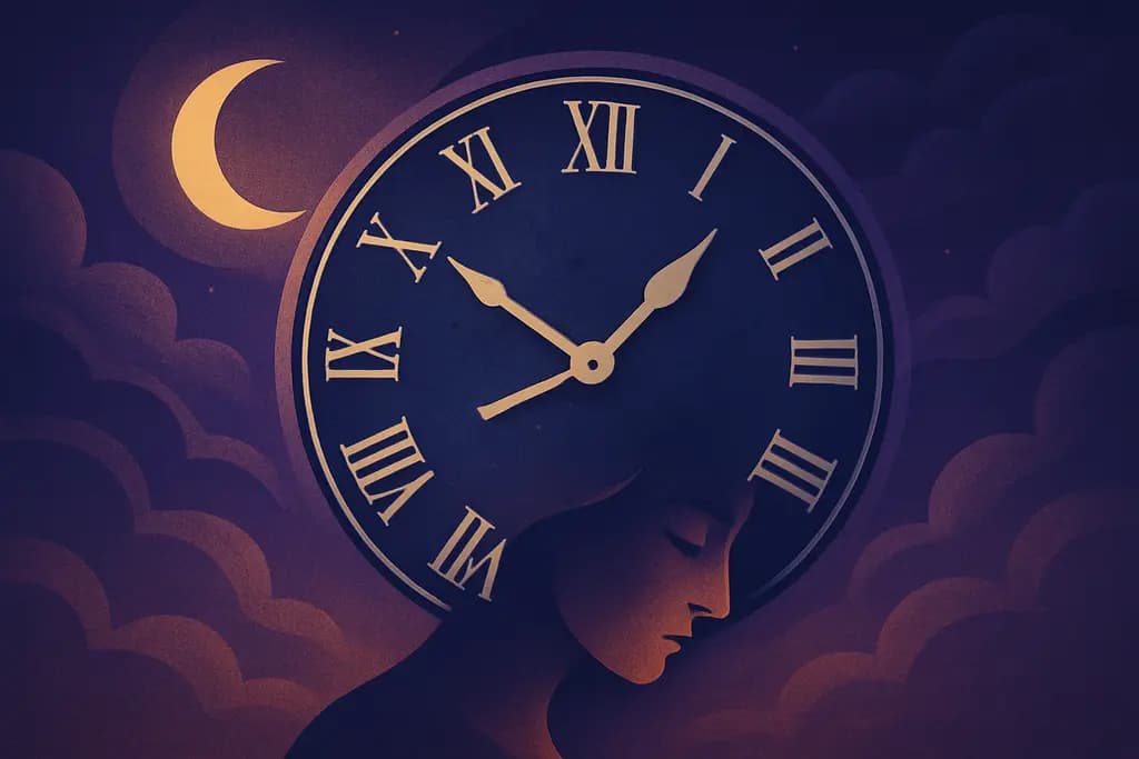 Dream illustration: A clock running backwards