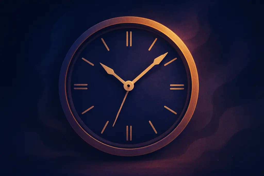 Dream illustration: A clock that freezes or stops