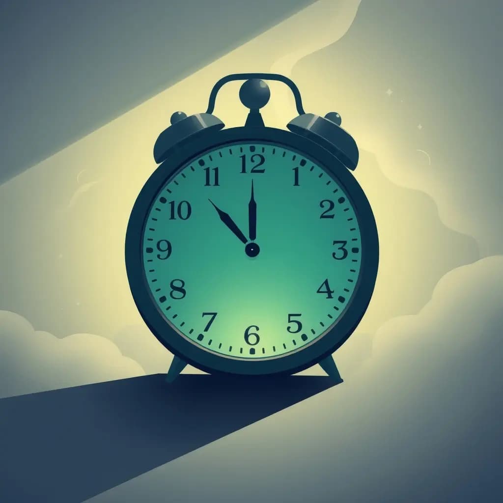 Dream illustration: A Clock That Skips Days