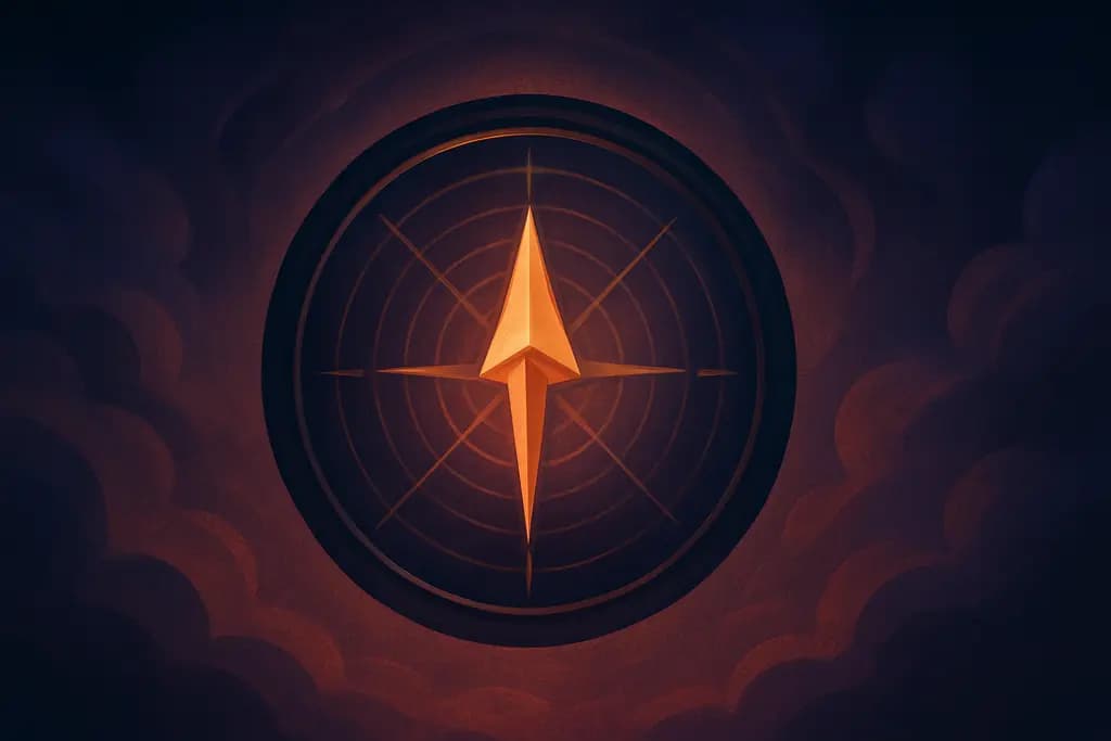 Dream illustration: A compass that always points inward