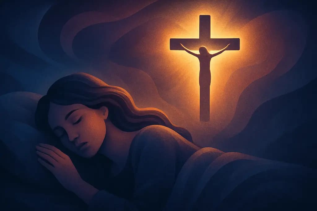 Dream illustration: A cross or crucifix appearing