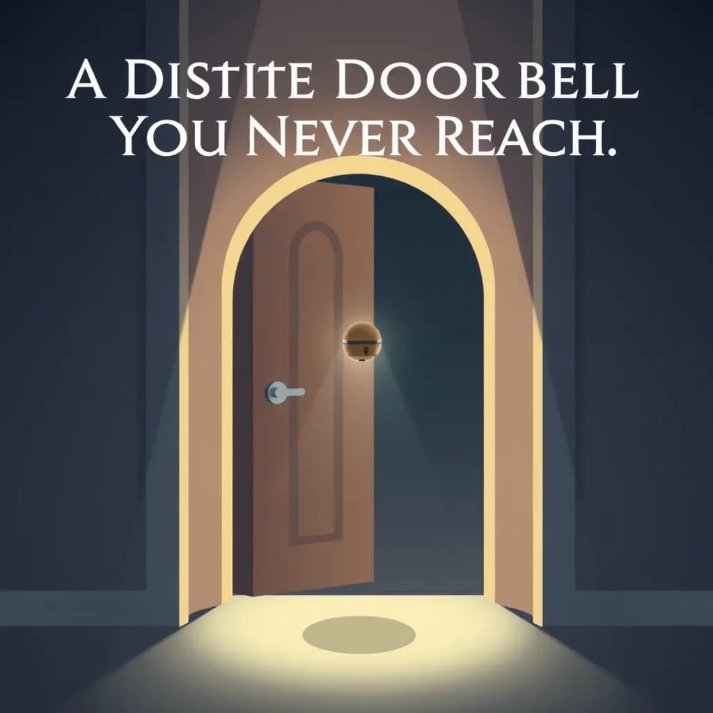 Dream illustration: A Doorbell You Never Reach