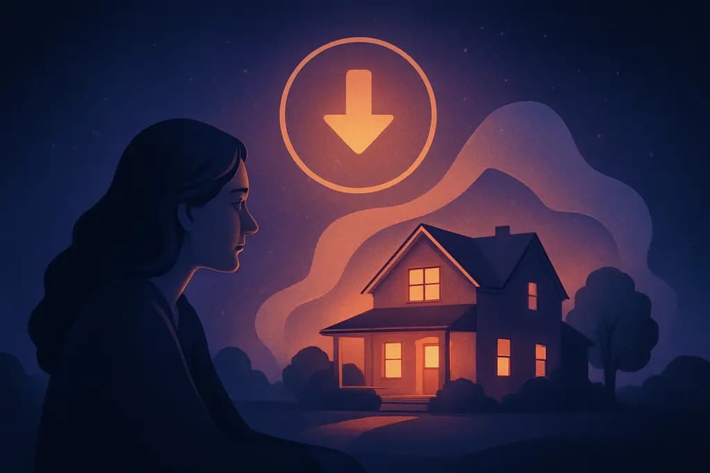 Dream illustration: A firmware update that alters details of your childhood house
