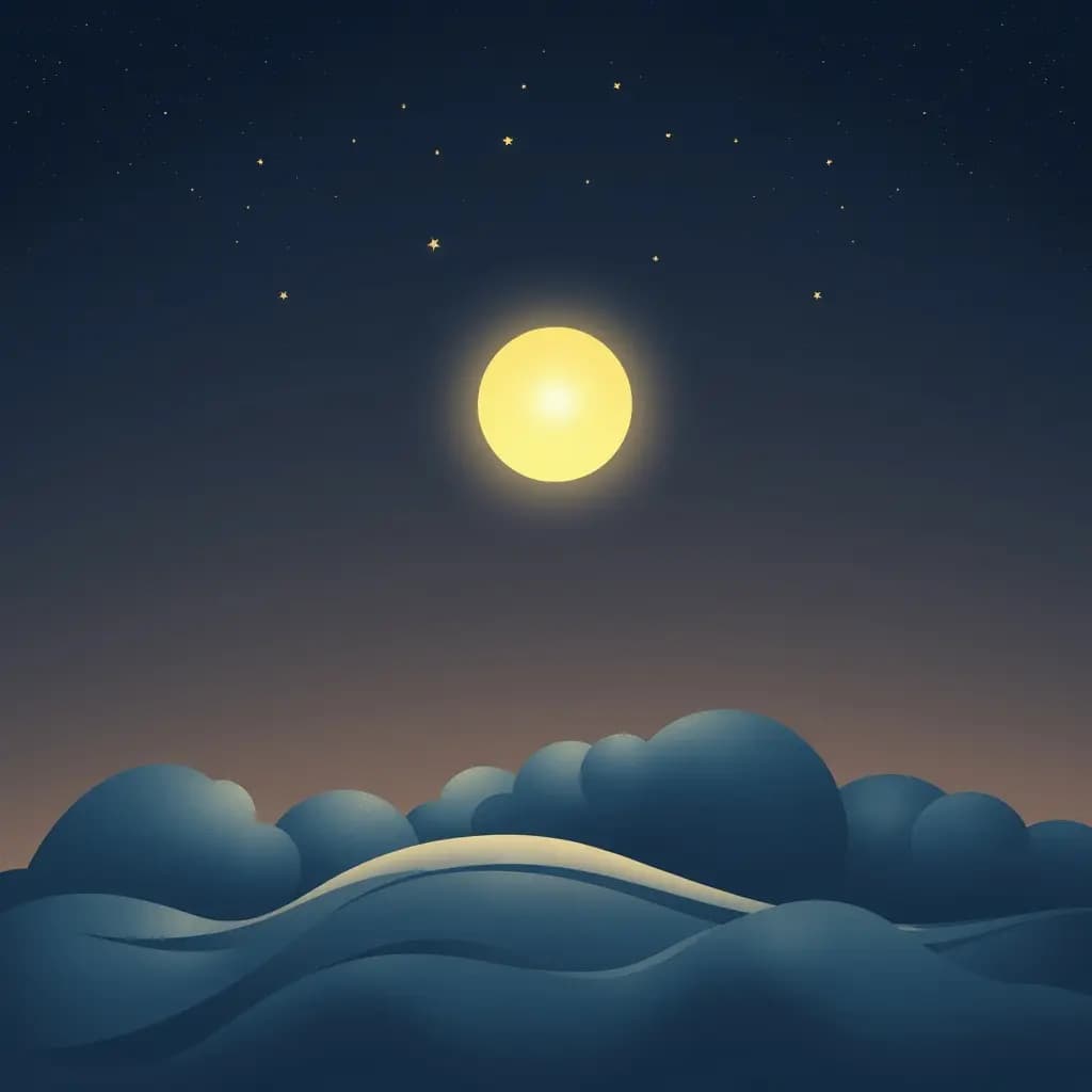 Dream illustration: A glowing orb hovering over you
