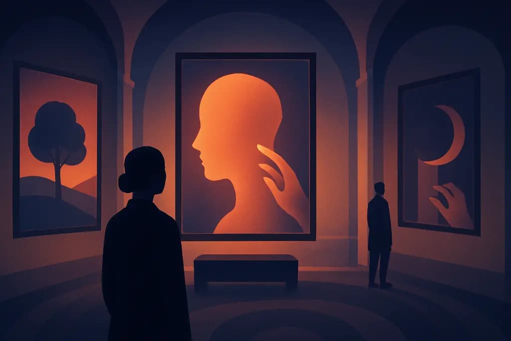 Dream illustration: A museum where you can rearrange your memories