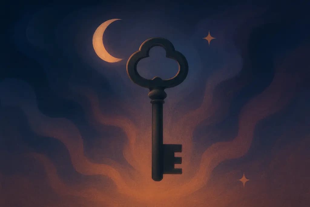Dream illustration: A mysterious key appears