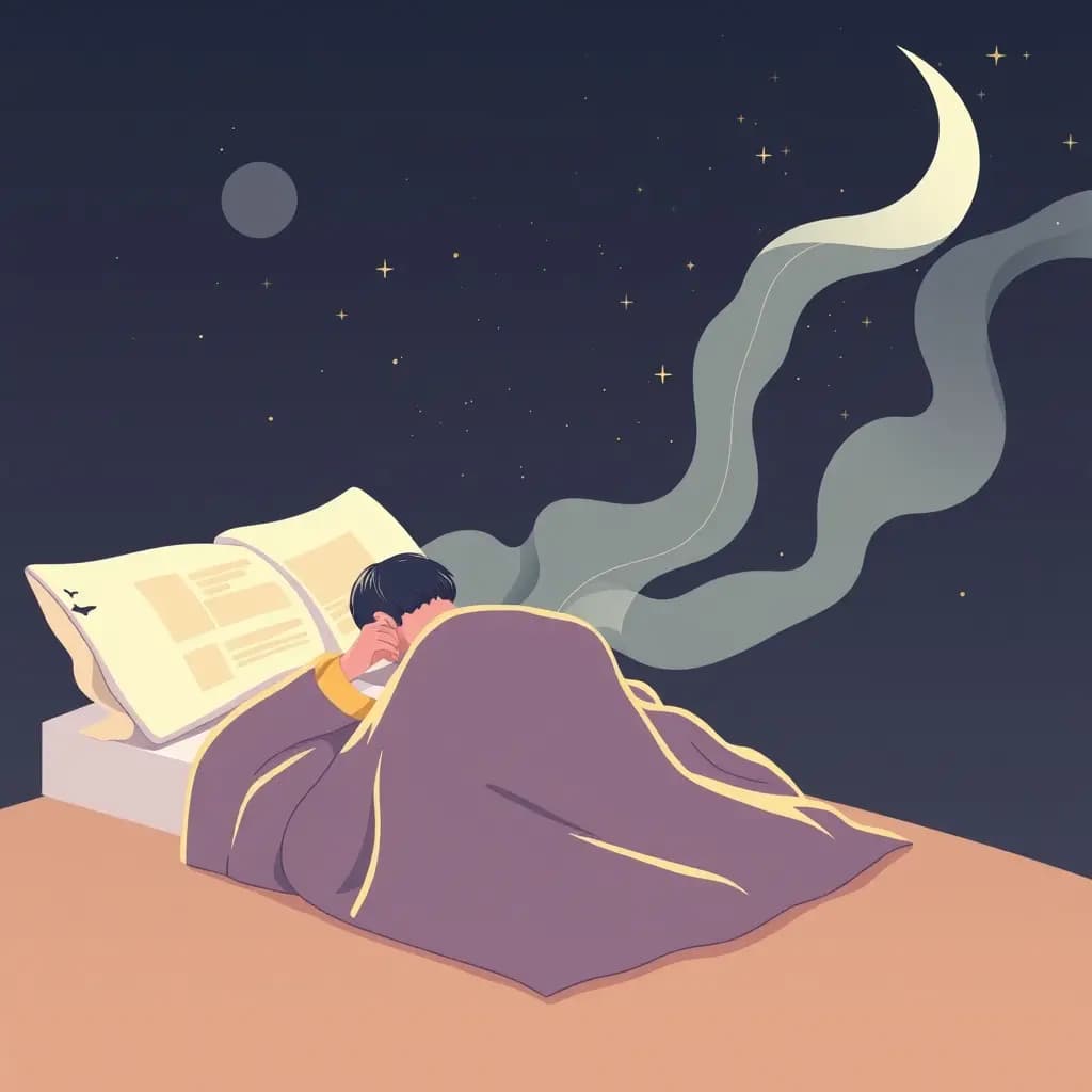 Dream illustration: A Social Feed That Scrolls Backwards