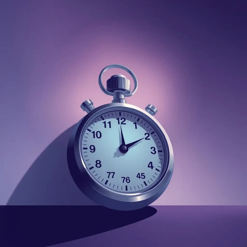 Dream illustration: A stopwatch counting down to an unknown event