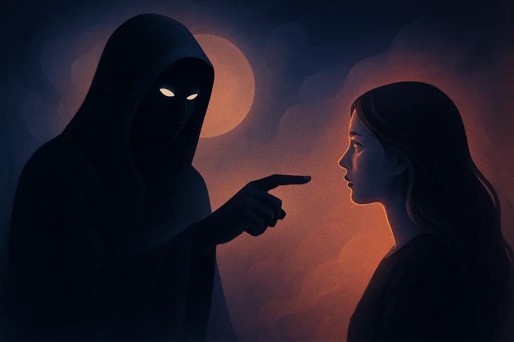 Dream illustration: A stranger who knows your secrets